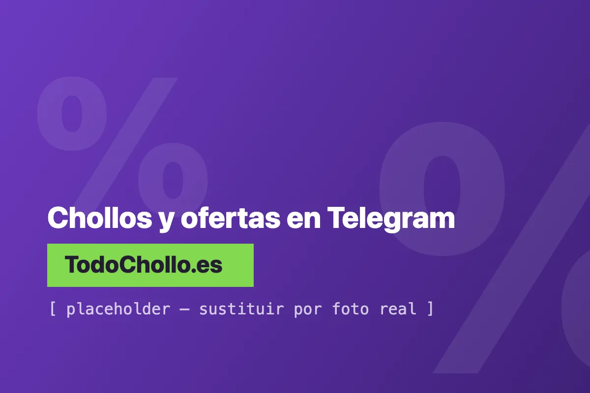 Ofertas y chollos publicados en el canal de Telegram de TodoChollo vistos en un móvil